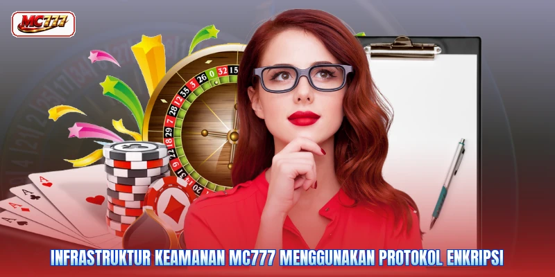 Infrastruktur keamanan MC777 menggunakan protokol enkripsi
