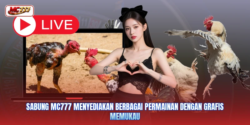 Sabung MC777 menyediakan berbagai permainan dengan grafis memukau