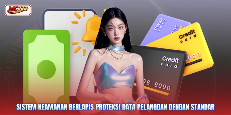 Sistem keamanan berlapis proteksi data pelanggan dengan standar